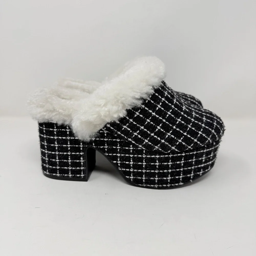 New Larroude Miso Platform Clogs Sz 9